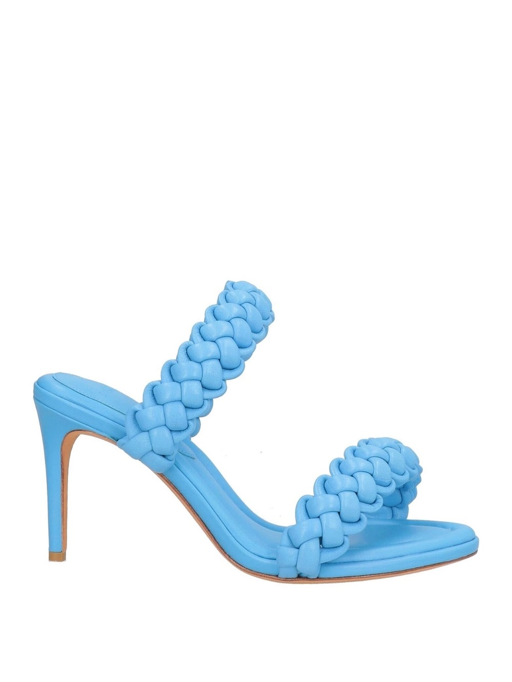 Alexandre Birman Leather Slides
	•	Blue
	•	Includes Box and dust bag
Designe
